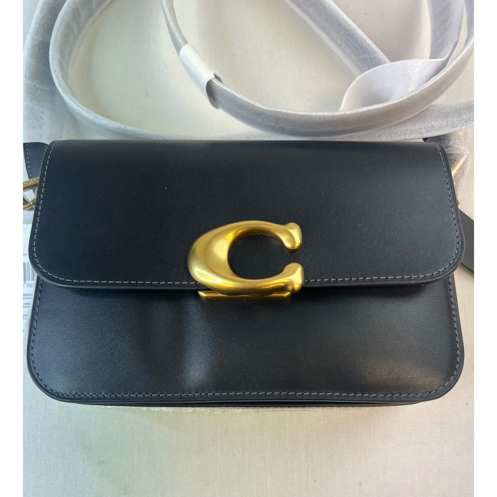 Coach Sage‎ Bag Womens Black SB Leather C Push Lock 10011319JAX NEW